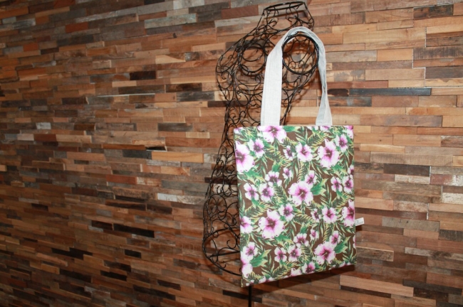 tote bag hibiscus
