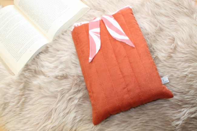 Grande pochette livre terracotta 1