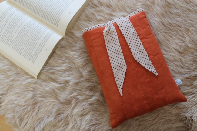 Grande pochette livre terracotta 2