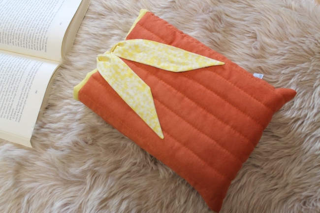 Grande pochette livre terracotta 3