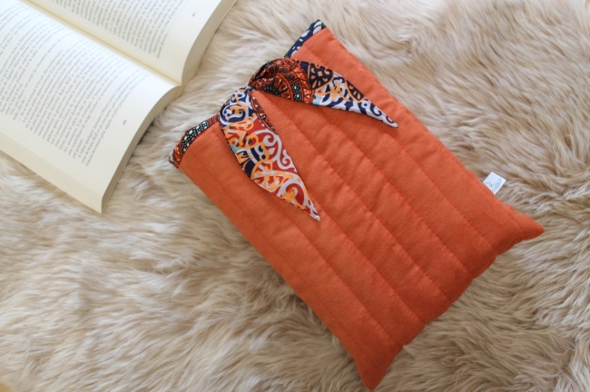 Grande pochette livre terracotta 6