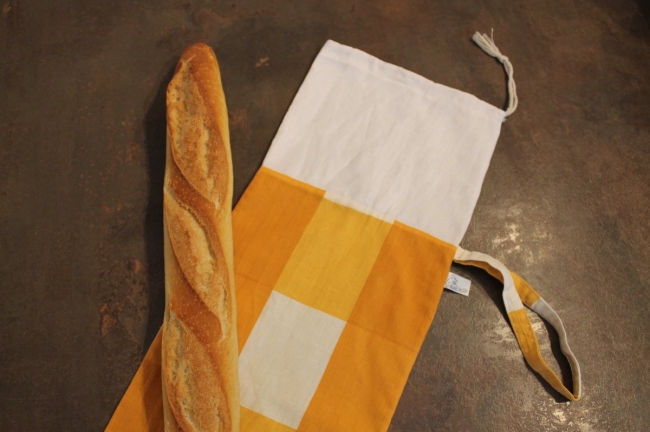 Sac à pain orange 1