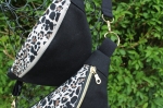 Sac banane mère/fille léopard